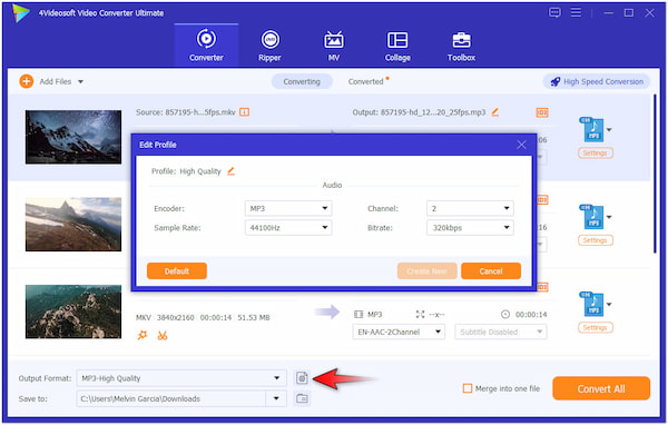 Configure Audio Settings