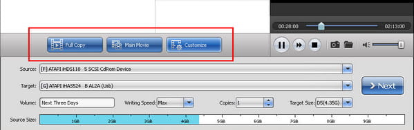 DVD Copy Modes