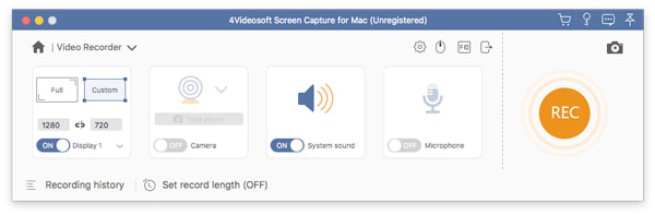 Set Screen Recording Details